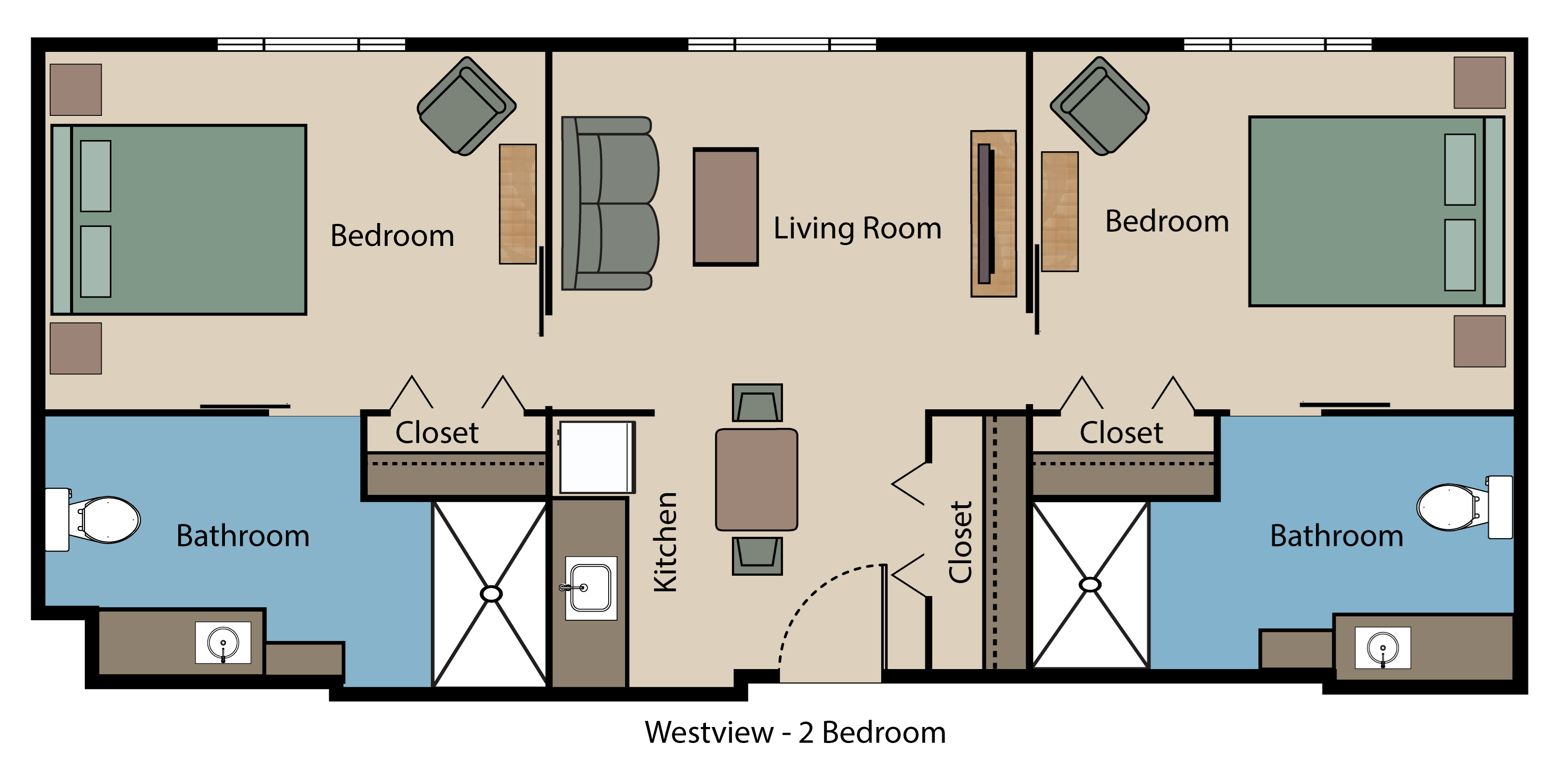 Westview 2 Bedroom